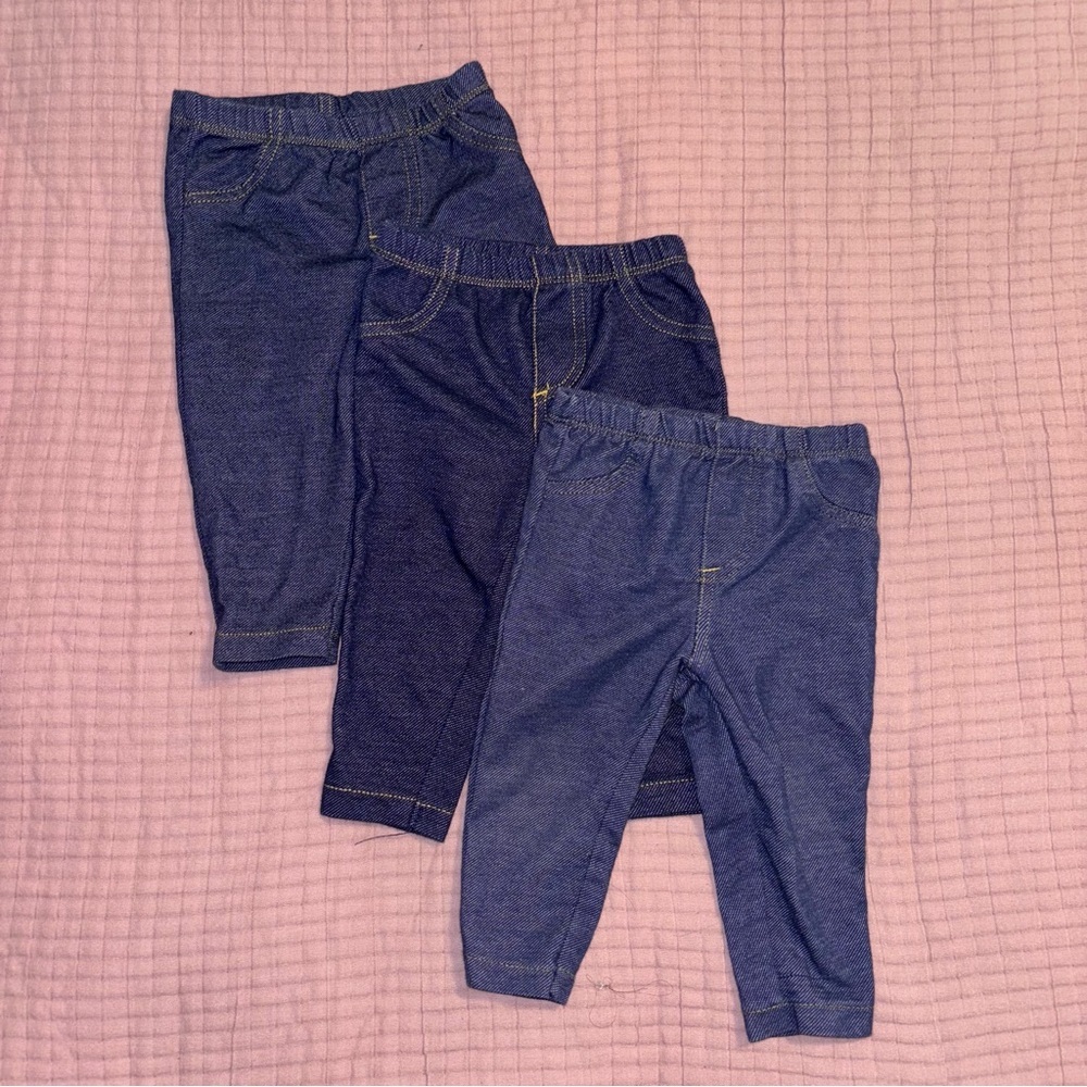 Carter's Blue Leggings Comfortable Cotton Blend